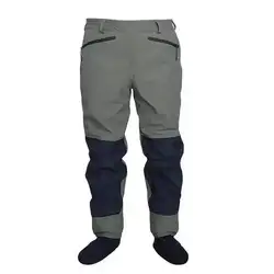 3 Layer Breathable Waterproof Fly Fishing Waist Waders Stockingfoot High Pant Wader Durable Duck Hunting Wading Pants