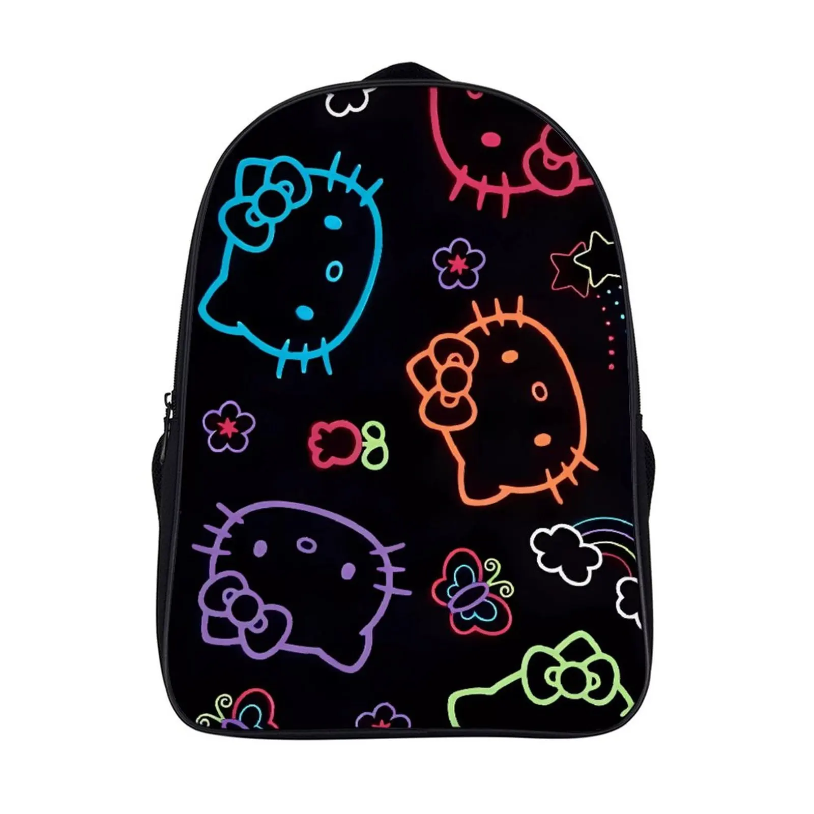 

Fashion Student's Backpack Cartoon Sanrio Hello Kitty School Bag 16 Inch 2 Compartment Backpack Student Schoolbag