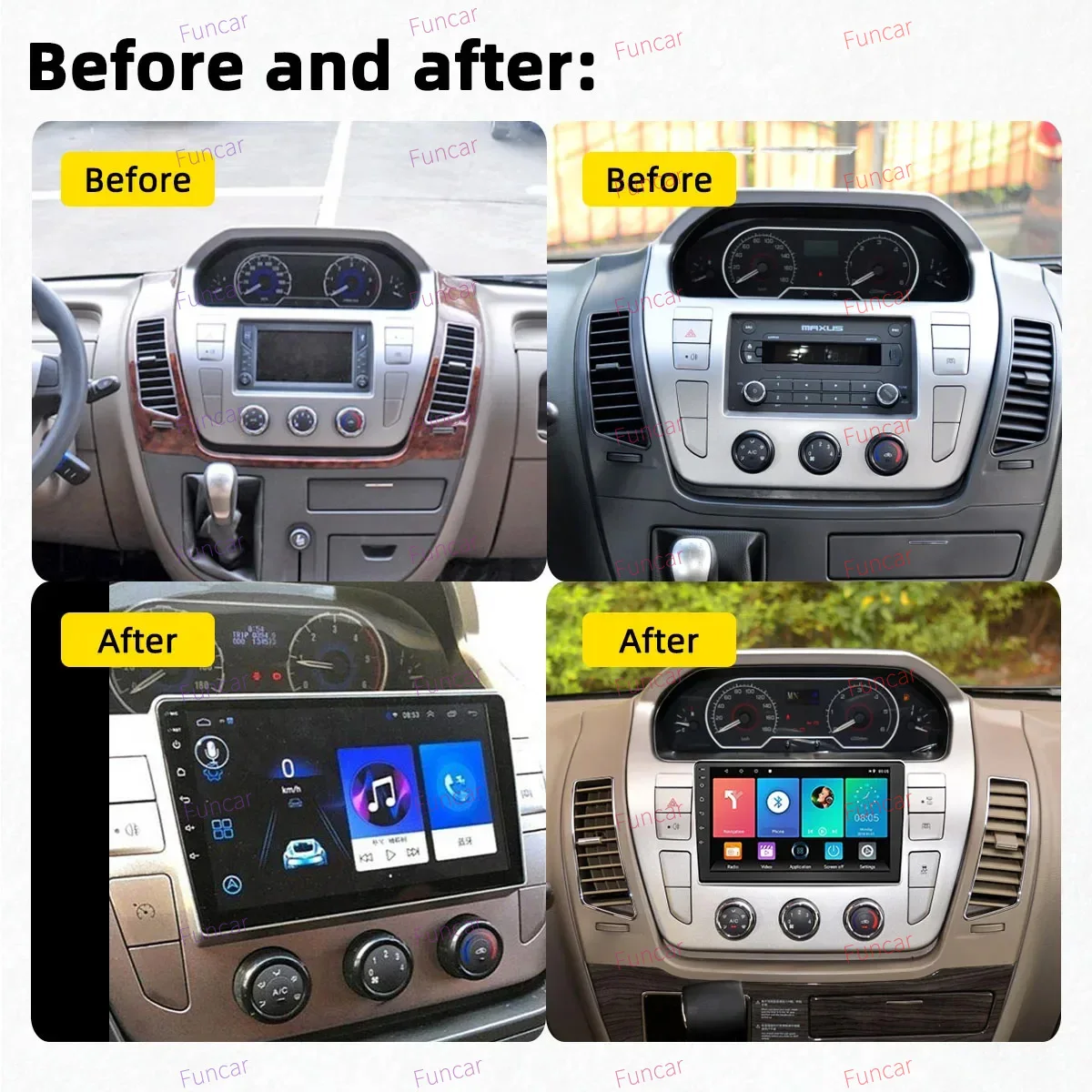 2 Din Android Car Radio Stereo for LDV MAXUS V80 Van 2012 - 2017 Car Multimedia Player GPS Navigation Head Unit Autoradio Audio