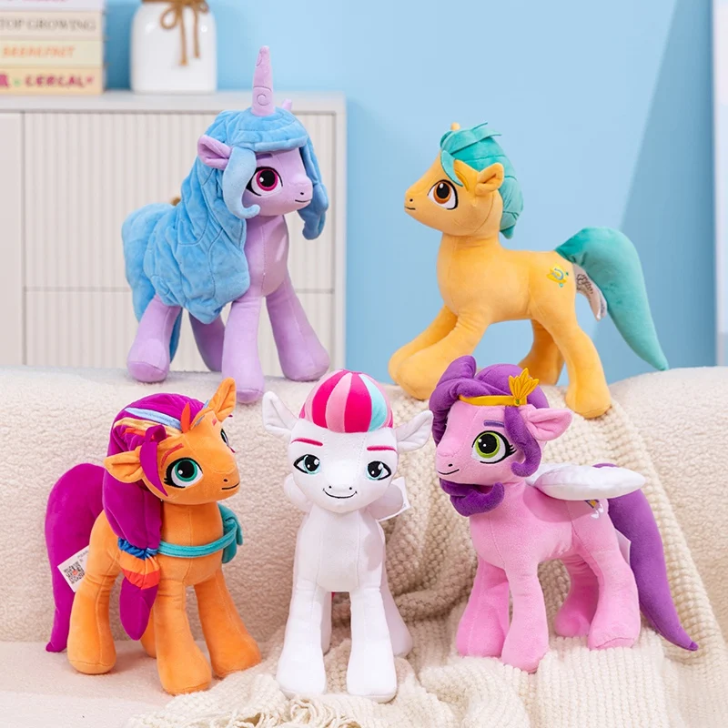 

30 см My Little Pony Kawaii плюшевые игрушки мультяшные лошади животные мягкие плюшевые куклы идеально подходят для подарков на день рождения и Рождество