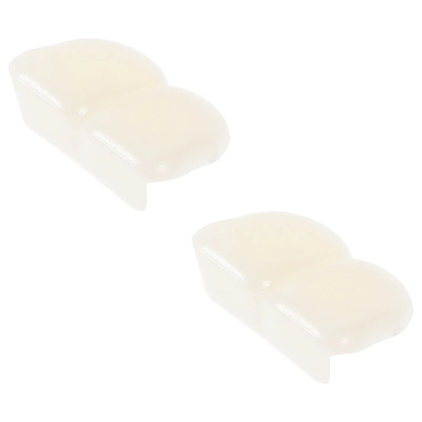 

2pcs Rabbit Denture Door False Teeth Birthday Resin Bunny Cosplay Supplies Funny Accessories Safe Use Halloween Party Decorative