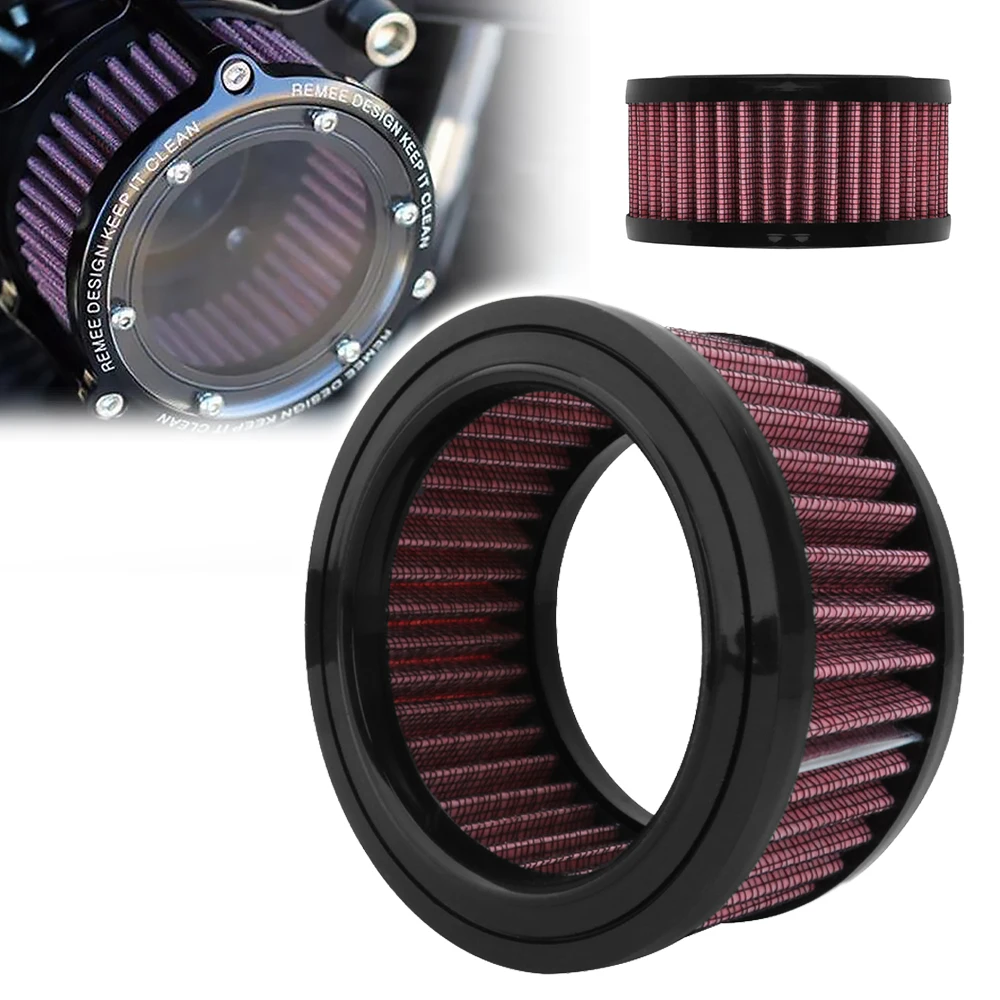 

Сменный воздушный фильтр для мотоцикла, красный фильтр для очистки воздуха для Harley Sportster XL883 1200 48 2004 и выше