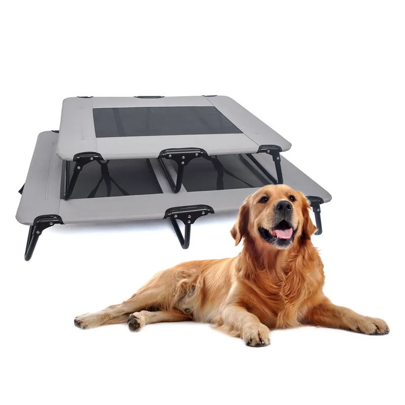 Breathable Oxford Outdoor Summer Dog Bed Foldable Cooling Elevated Dog Bed