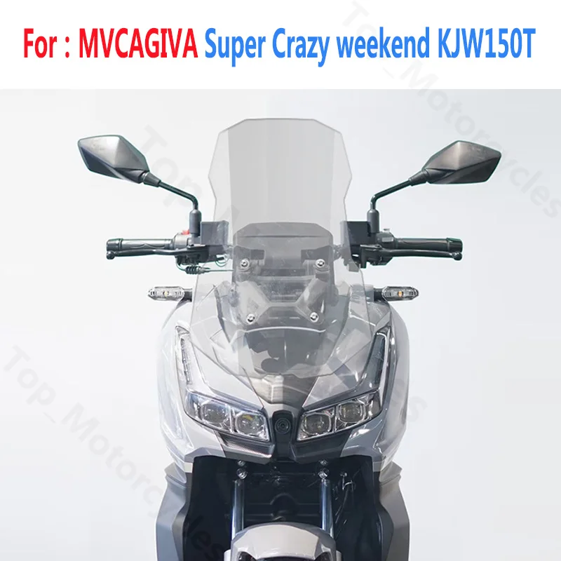 

For MVCAGIVA Super Crazy weekend KJW150T NEW ADV 150 Motorcycle Visor Viser Screen Windscreens Windshield Wind Deflectors Clear