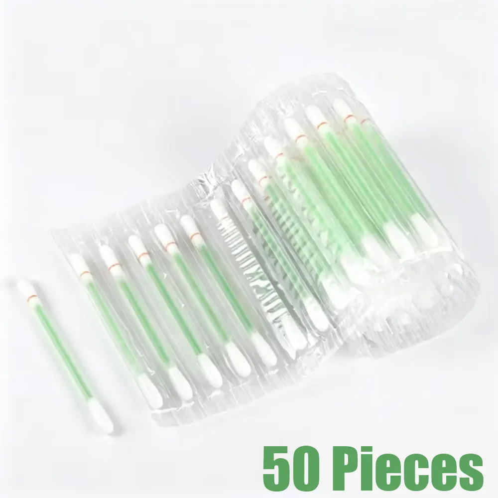 50Pcs Round Essential Oil Mosquito Repellent Cotton Swabs Sting Relief Disposable Slow Release Outdoor Insect Protection Safe