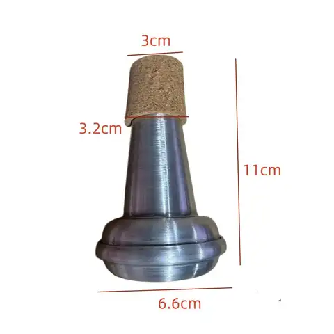 Suona Mute Dampener Compact Aluminum Alloy Practice Noise Reducer Accessory for Suona Instrument Student Daily Use