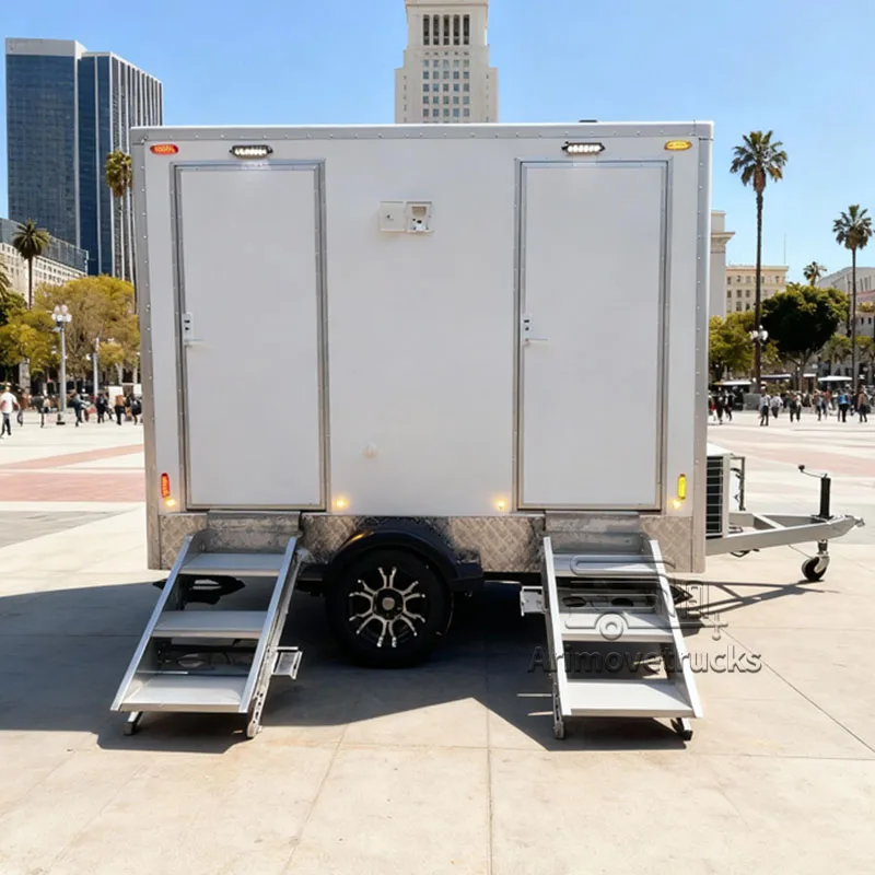 Wholesale Customized Mobile Trailer Office Bathroom Camping Restroom Accessories Mobile Toilets for Events Customized