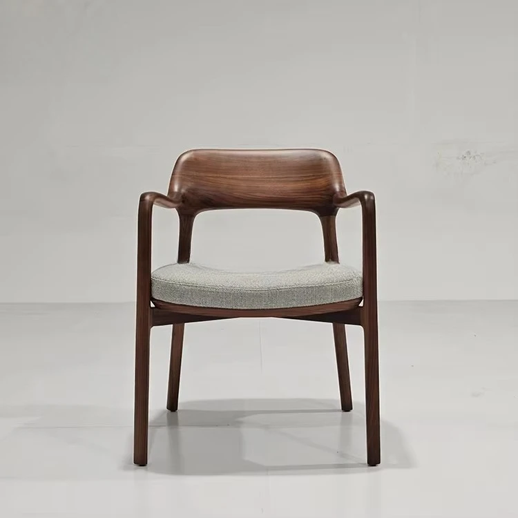 

#Kitchen Italian Modern Dining Chairs High Quality Solid Wooden Armchair Chair for Dining