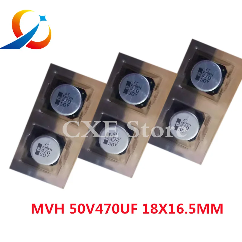 

20 шт. MVH 50V470UF объем 18X16,5 мм NCC SMD электролитический конденсатор EMVH500GDA471MMH0S 470 мкФ 50 В новый