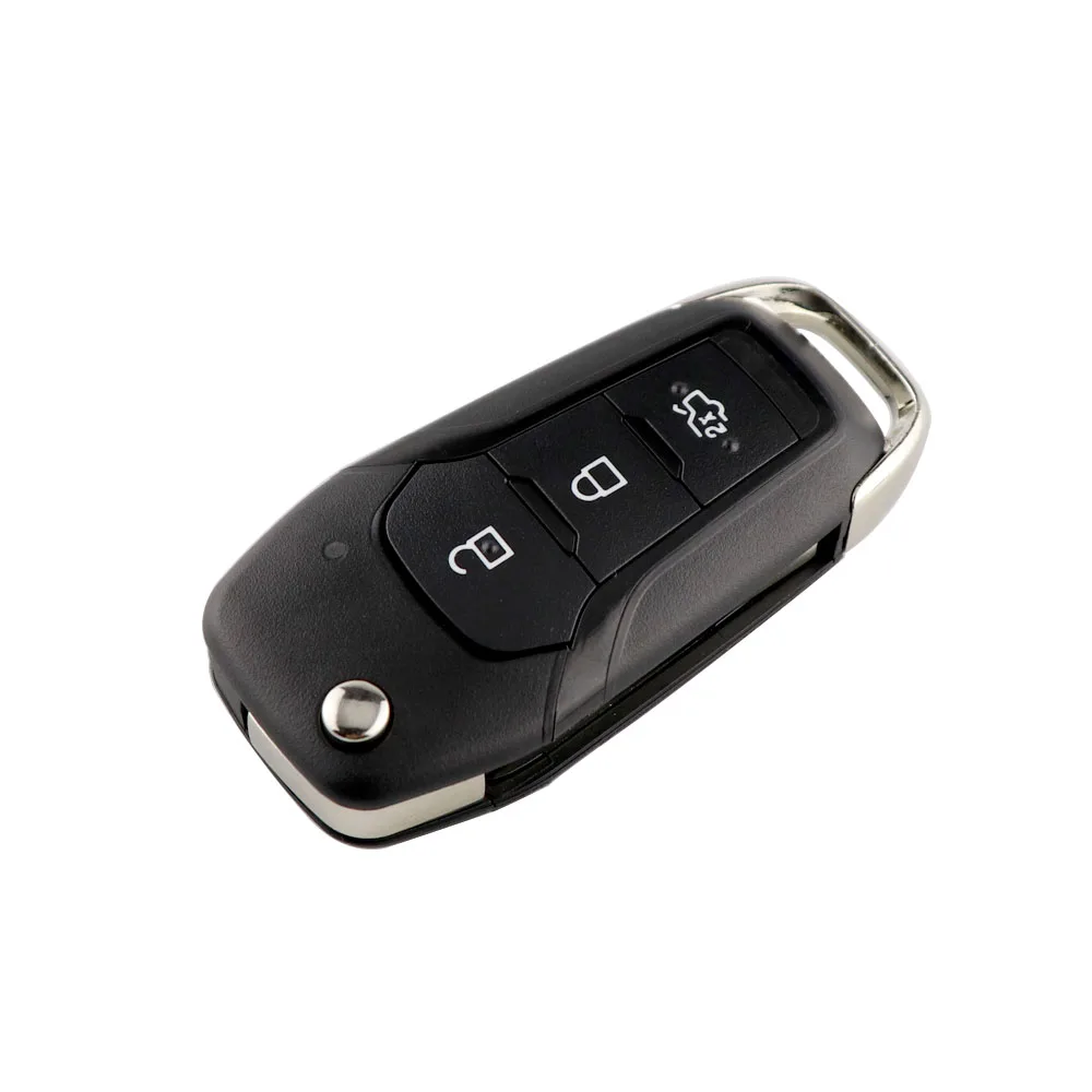 ID49 Chip Flip Remote Car Key For Ford F150-F550 Explorer Ranger Galaxy S-Max KA+ Mondeo V No Logo DS7T-15K601-B  433Mhz 315Mhz