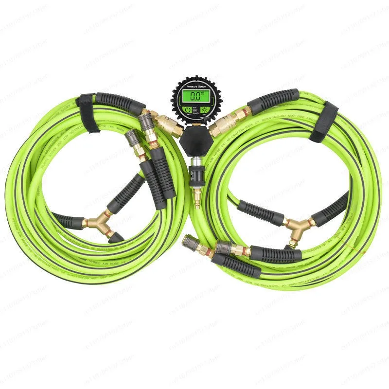 Desert off-road multi-function charging and discharging tire pressure gauge 1 minute 2/1 minute 4 high-precision digital display