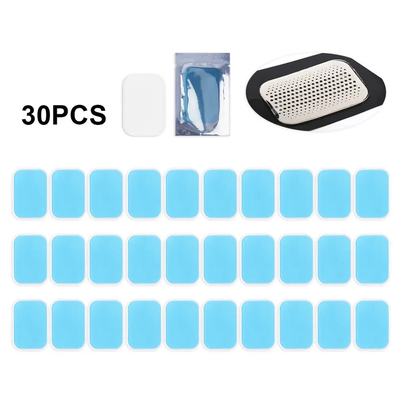 10-60pcs Fitness Gel Pads for EMS Abdominal ABS Trainer Weight Loss Muscle Stimulator Exerciser Replacement Massage Gel Hydrogel