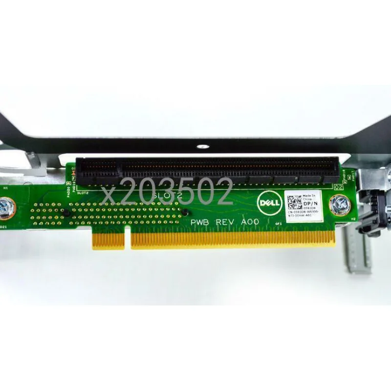 New For Dell PowerEdge R230 R330 Riser Card Board With Bracket 593D8 0593D8