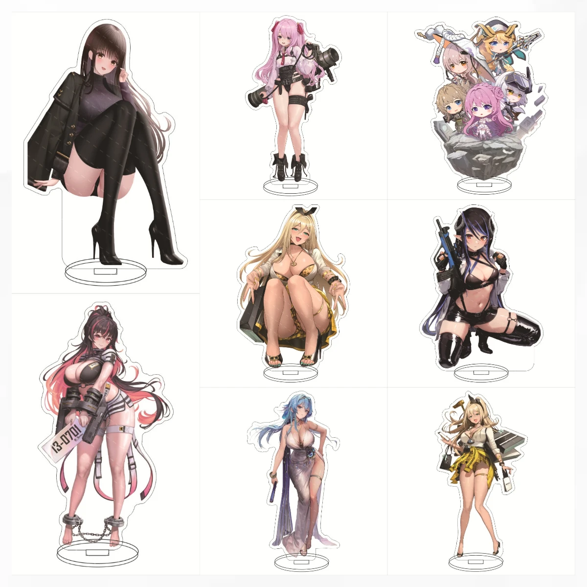 Hot Anime NIKKE The Goddess of Victory Stand Acrylic Figure Emma Miranda Standing Model Plate Desktop Cosplay Kid Jewelry Gifts