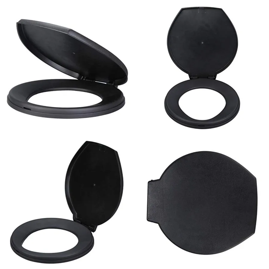 

Portable Emergency Toilet Seat for 5 Gallon Buckets Outdoor Camping Snap on Luggable Loo Toilet Cover for Adults and Compact Hy