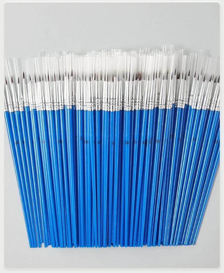 100-teiliges Set Nylon-Haarpinsel mit Haken, digitale Ölpinsel, Gipspinsel für Kinder, Keramikmalpinsel, Nachzeichnungsstift, Kunstbedarf – Detail 6