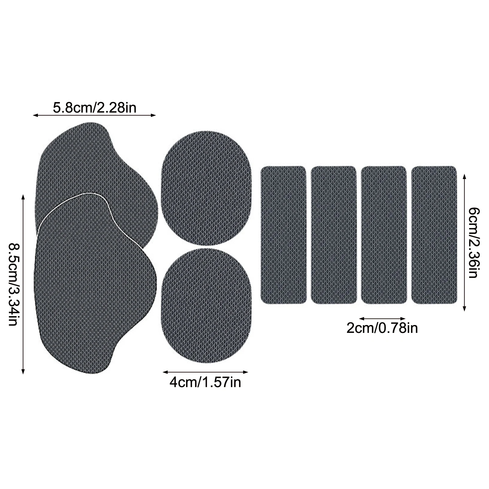 Shoe Heel Repair Patches Sturdy Durable Shoe Hole Prevention Repair Patches For Sneaker Shoes Heels Shoes Wear Damage Fix