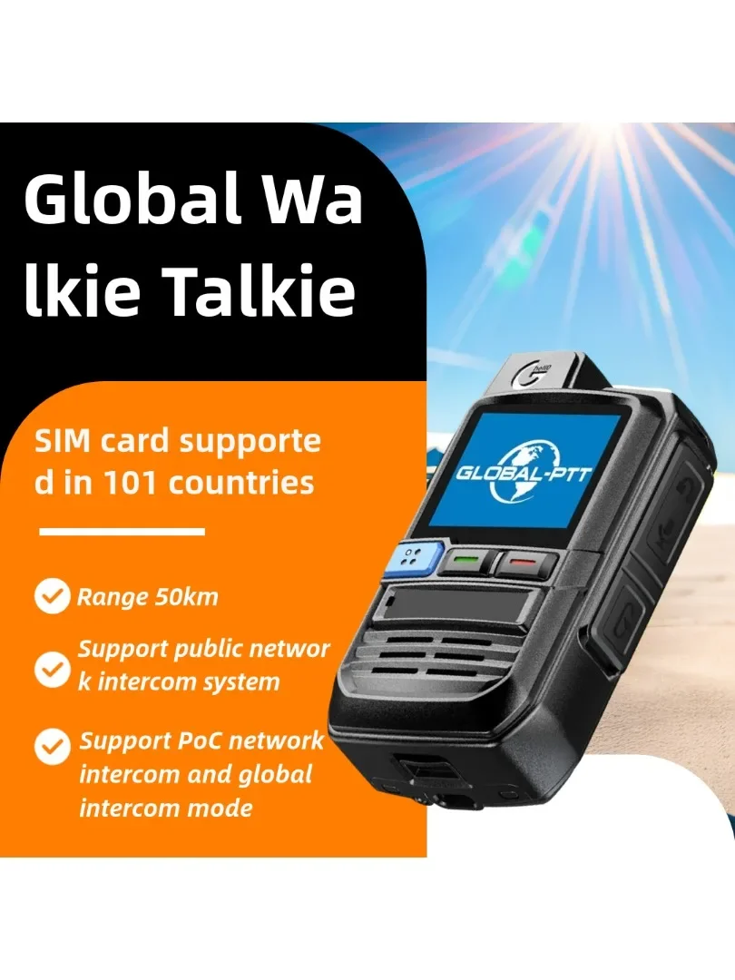 Global walkie-talkie 4G public network fleet Small fleet walkie-talkie commercial civilian two-way outdoor intercom