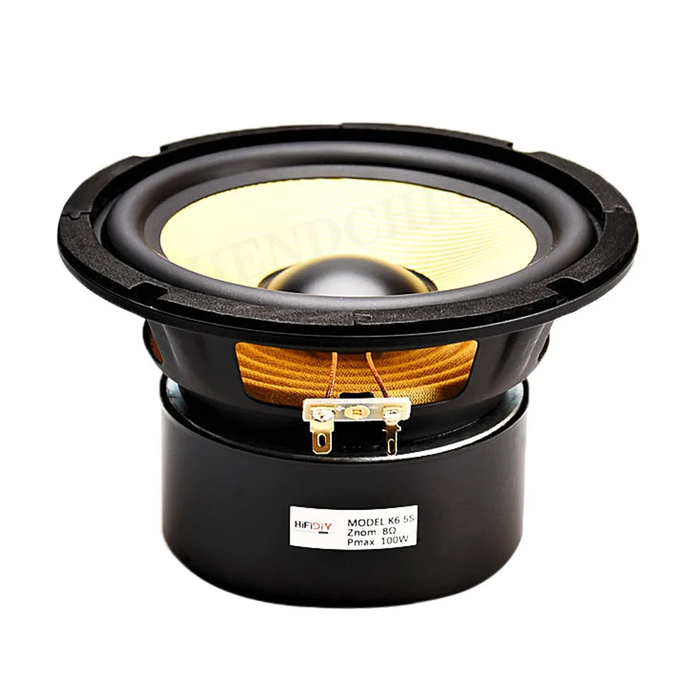 

Hf-306 HiFi Speakers DIY 6.5 Inch Woofer Speaker Mid-woofer Unit K6.5s Upgrade Ss6.5r 8Ohm/4Ohm （1PCS）