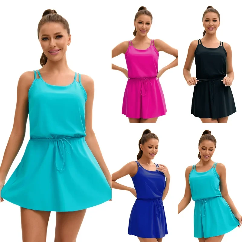 

2025 Trendy Tankini Swimsuits Two Piece Tummy Control Bathing Suits Blouson Swim Tank Top with Boy Shorts Swimwear