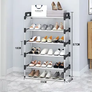 3-7 Simple floor shoe rack multi-tasting dust tasting household port 7 Main sales shoe rack - №5