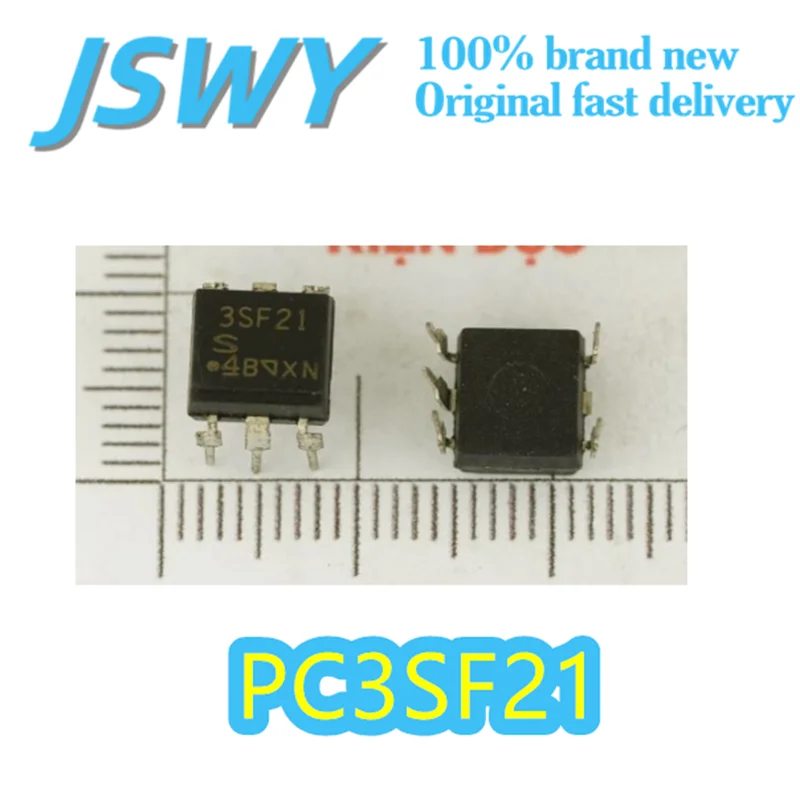 

(10/50 pieces) PC3SF21 Original High-speed Optocoupler Silk-print 3SF21 DIP-6 Package 1MBd Rate Electronics Speed ​​Shipping