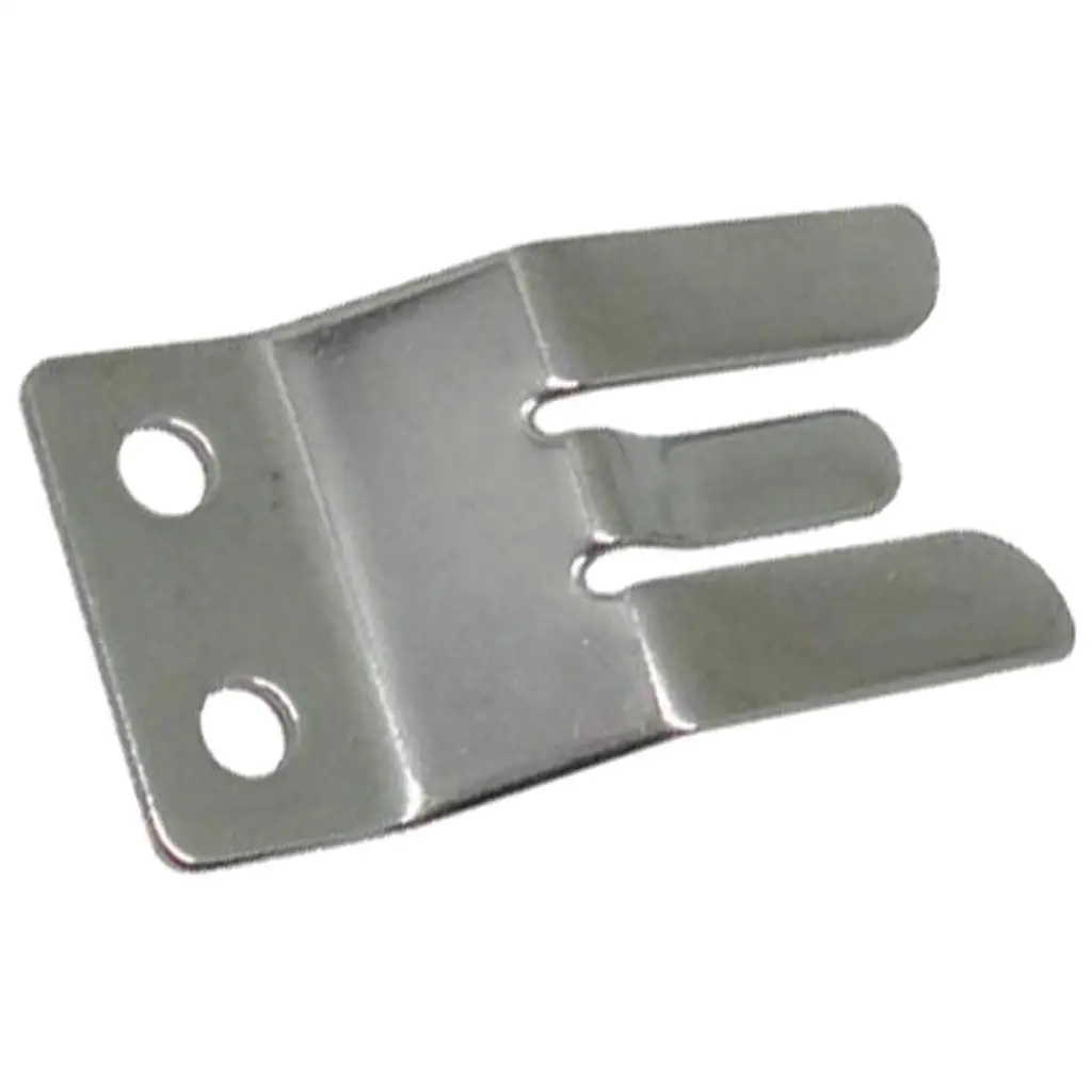 Universal Boat Mic Clip Clamp 304 Stainless Steel Sturdy One Piece Spring Lock for VHF CB Hailer Radio Microphones