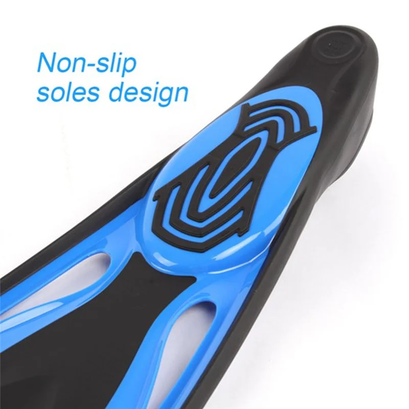 

A29Z-WHALE Whale Snorkeling Diving Fins Flippers Water Sports Comfortable Swimming Fins Diving Equipment Blue L Size