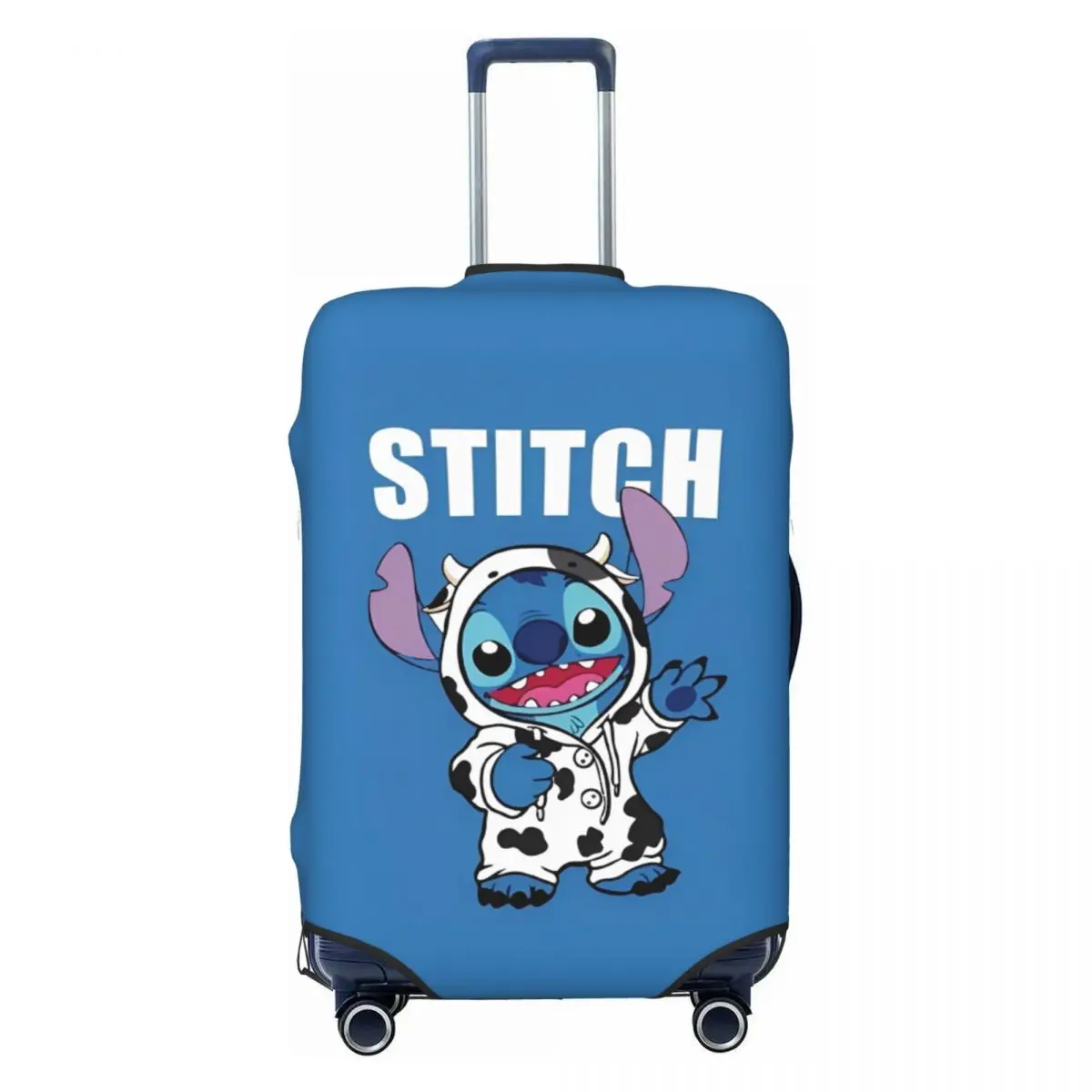 

Custom Cute Cartoon Stitch Suitcase Cover Vacation Business Fun Luggage Supplies Protector