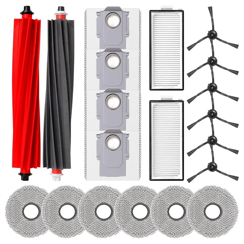 Für roborock q revo master roboter staubsauger hauptseite bürste hepa filter mop tuch staubbeutel ersatzteile