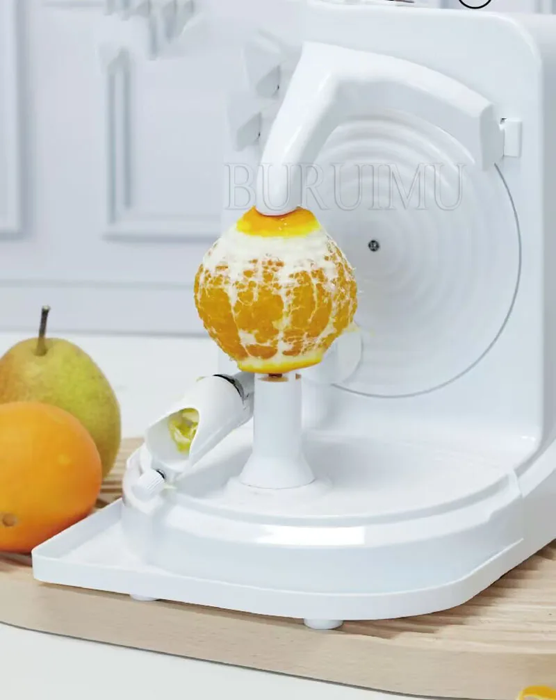 Commercial Electric Fruit Peeler Stainless Steel Lemon A-pple Pear Orange Removing Peeling Machine