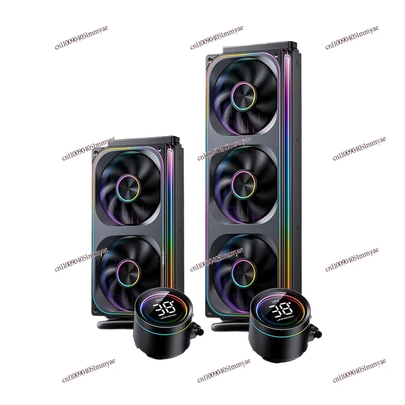 

TH360 Water-cooled CPU Cooler, Digital Display ARGB Desktop All-in-one 240 Fan