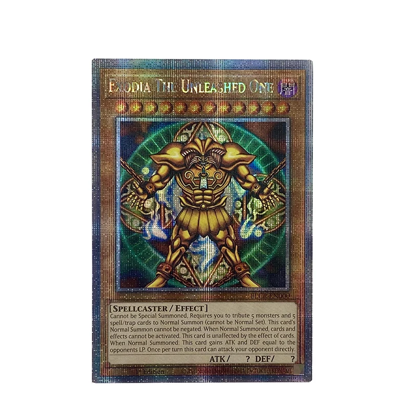 Yu-Gi-Oh! Collection DIY Proxy Cards Exodia the Forbidden One English DIY Toys Hobbies Full Set English Non-Original PlayingGift