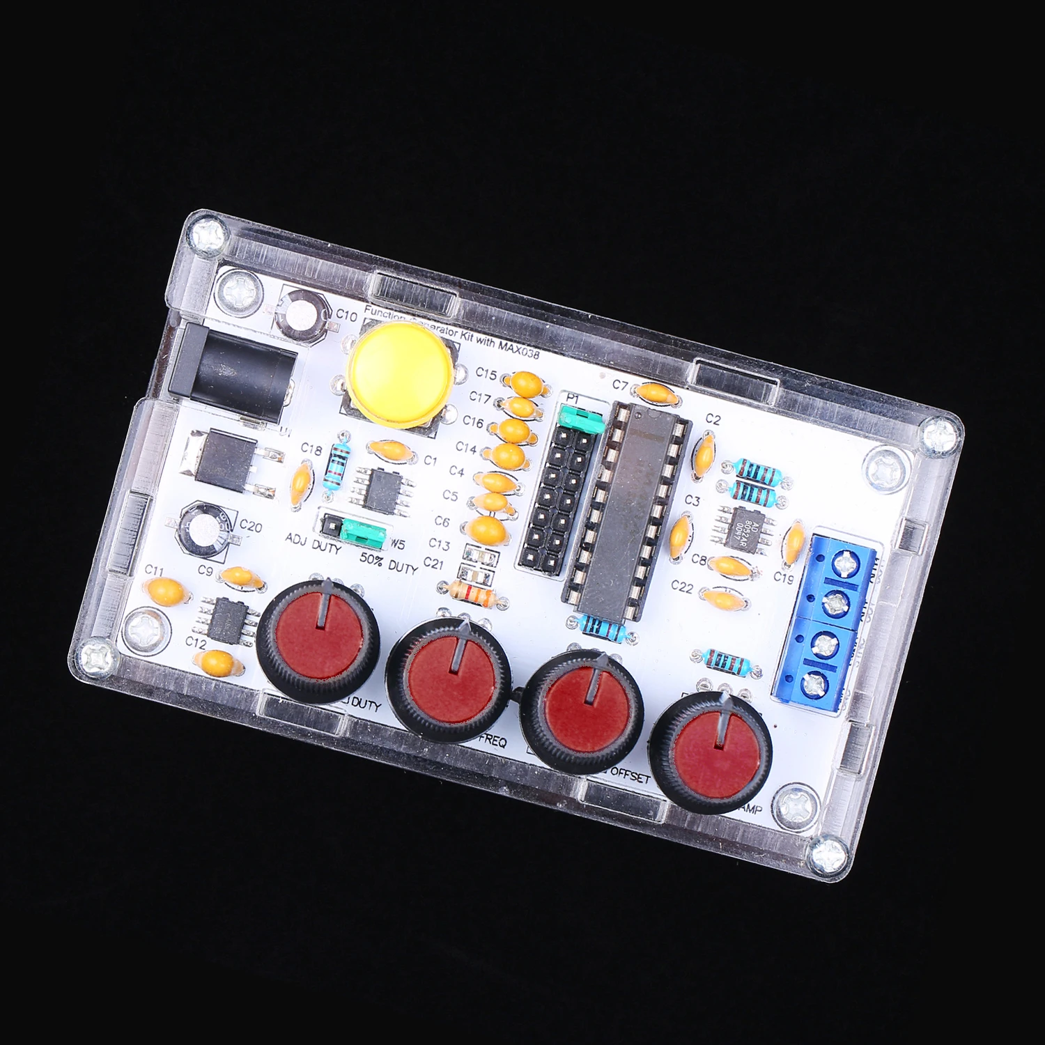 Afbeelding 7: Signaalgeneratorset, MAX038 Signaalgenerator DIY-set 1Hz~20MHz Functiegenerator Hoge snelheid Op-amp generator Sinus/Driehoek/Rechthoek