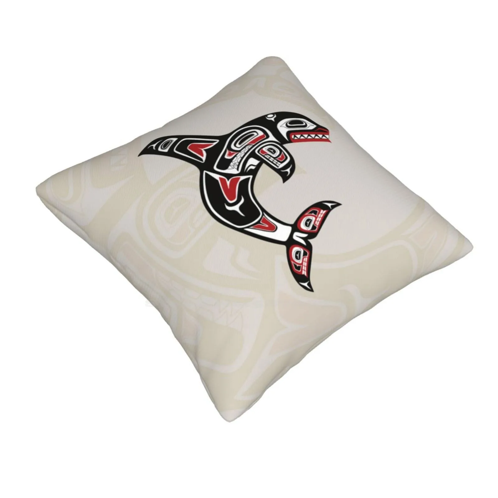 Pacific Northwest Native Orca Killer Whale Bedroom Office Hug Pillowcase Orca Killer Whale Totem Northwest Pacific Tlingit