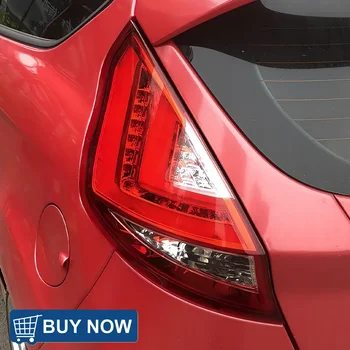 Car Taillights Assembly For Ford Fiesta 2009-2015 LED Auto Rear Back Lamps Upgrade Flashing Signal Light Cars Accessories