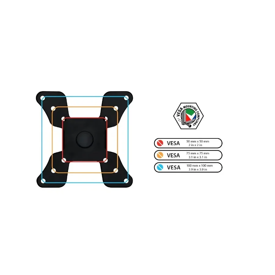 Регулируемая по высоте подставка для настольного монитора дозволяє легко настроить положения монитора.