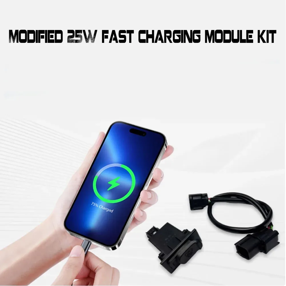 Motorcycle Mobile Phone Charger With USB Fast Charging Port Modified Parts For HONDA NC750X 2021-2025 Converter