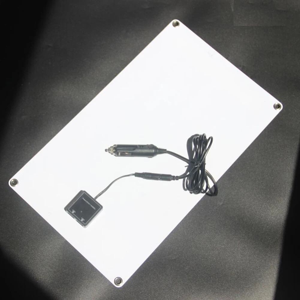 16W 18V Solar Panel Charger 12V Car Battery Phone Charger Dual USB/DC Output Polycrystalline Solar Panel Accessories