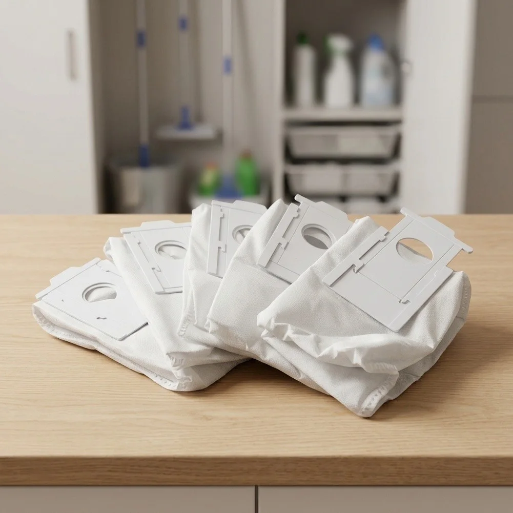 5 Dust Bags Compatible with For Samsung VCARDB95 Jet for Bot+ and AI+ Robot Vacuum Cleaner Efficient Dust Disposal