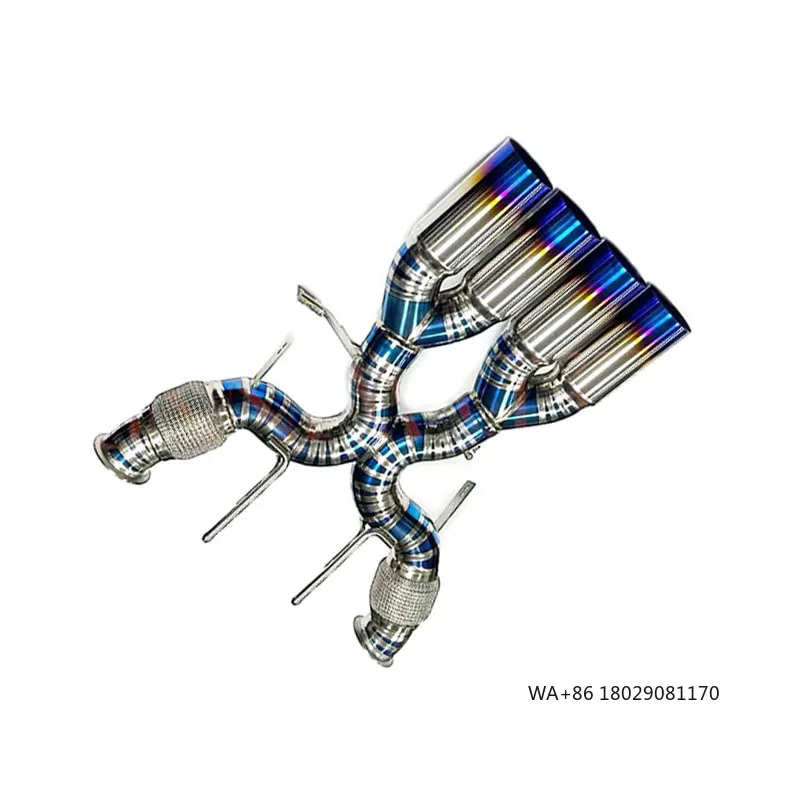 OEM  Catback Exhaust for   765LT 4.0T 2020+ Racing Sport Titanium Axle Exhaust Pipe Muffler Systems High Performance