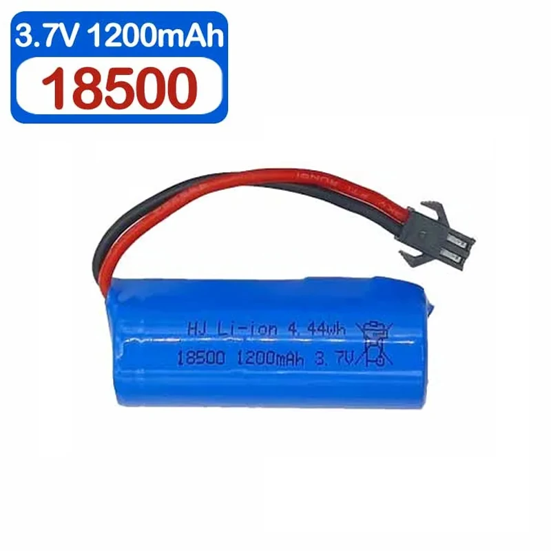 

5pcs Lithium Rechargeable Battery for Remote Control Aircraft Toy Car Model 18500 3.7V 1200mAh 15C Polymer Battery