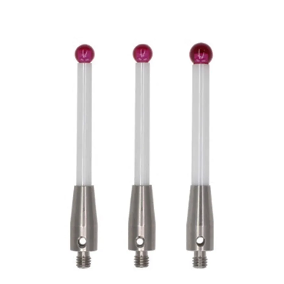 CNC machine probe M4 ruby ceramic measuring needle hollow ceramic rod/solid ceramic rod A-5000-3709/3712 Renishaw 6.0mm