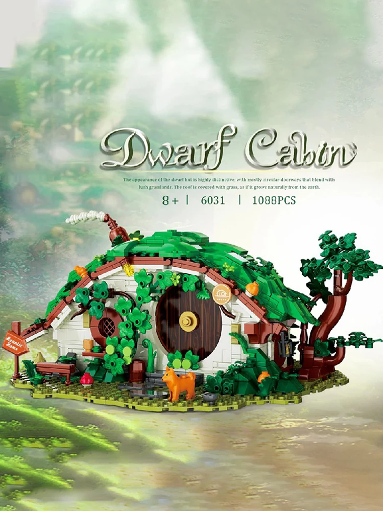  1088 قطعة مجموعات مباني منزل القزم الصغير مدينة العمارة وحدات بنة التجمع أطقم منمذجة هدية الكبار #2