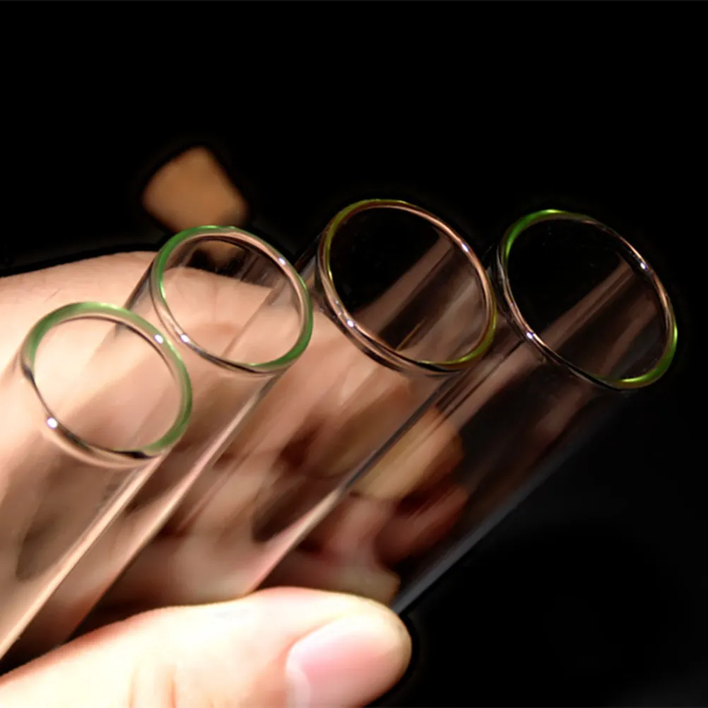 8Pcs Premium Eco Friendly Glass Test Tubes 20x150mm with Natural Cork Stoppers Leak Proof for Travel Samples Science