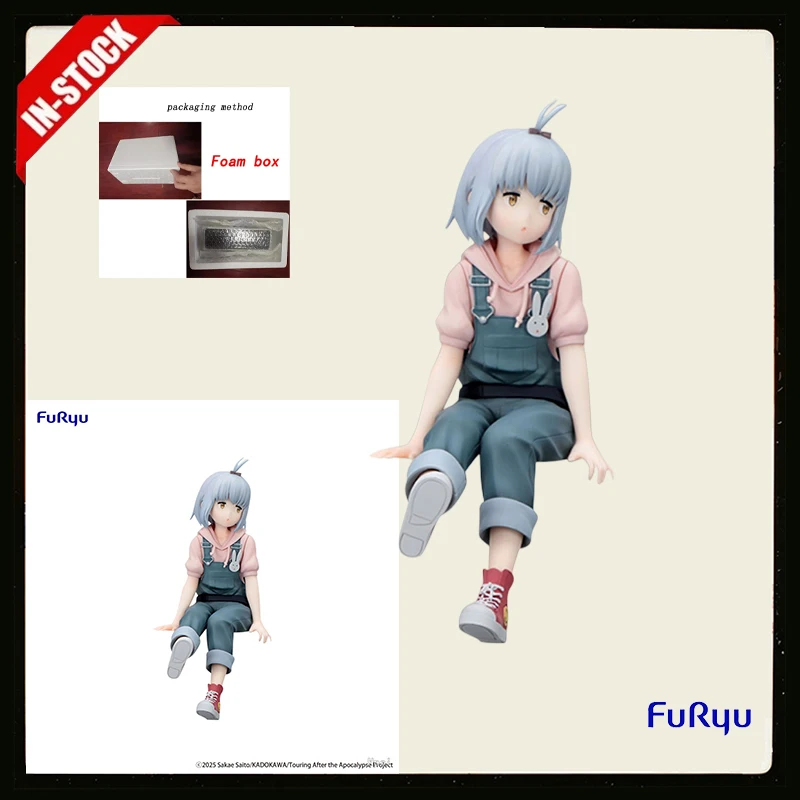 Фигурка FuRyu Touring After The Apocalypse из ПВХ, 14 см, аниме-модель, оригинальная, для декора рабочего стола, подарок