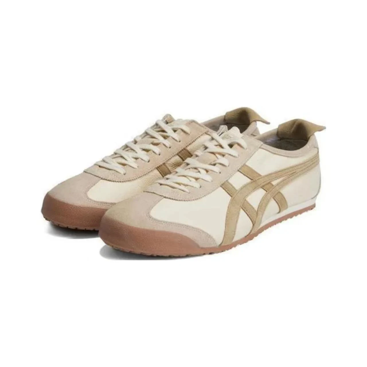 Asics Onitsuka Tiger MEXICO 66 Original Classic Low Side Men Women Sneaker Lightweight Running Shoes Gray Brown