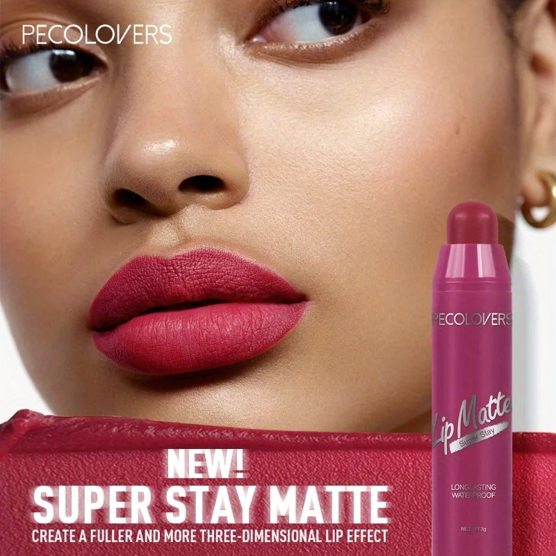 Lipstick Waterproof Lasting Lips Pencil Nude Velvet Matte Lipstick Non-stick Sexy Lip Balm Lip Pencil Women Cosmetics Makeup