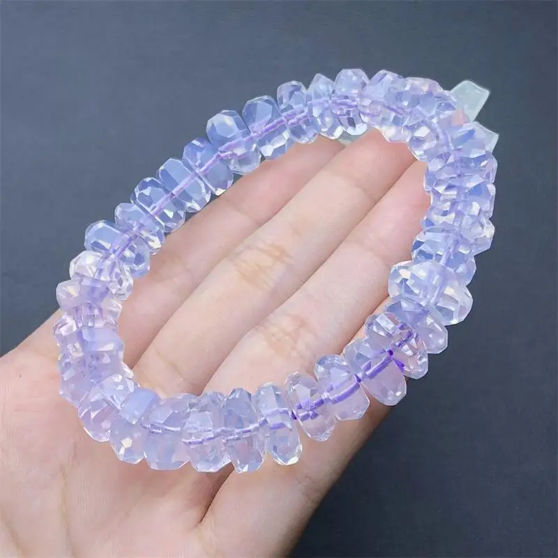 Natural Freeform Albite Jadeite Bracelet Women Reiki Healing Buddha Strand Bangles Jewelry For Female Gift 1PCS