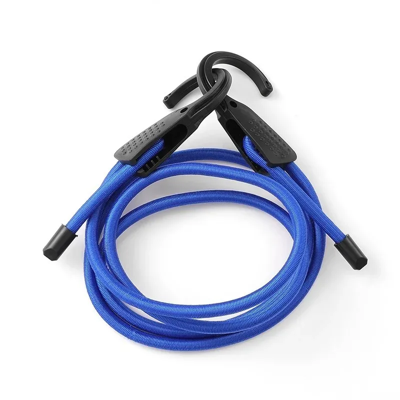 For Motorcycle Traveling Elastic Strap Adjustable  Luggage Lashing Buckle Rope Tension Belt Car Clothesline Hook Cargo 1.5M/3M